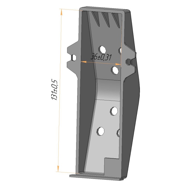 Bıçaklar için kasa buz matkabı 130mm