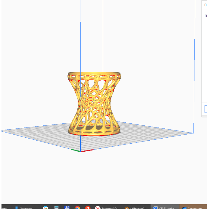 Voronoi tarzında kalemler ve kurşun kalemler için cam