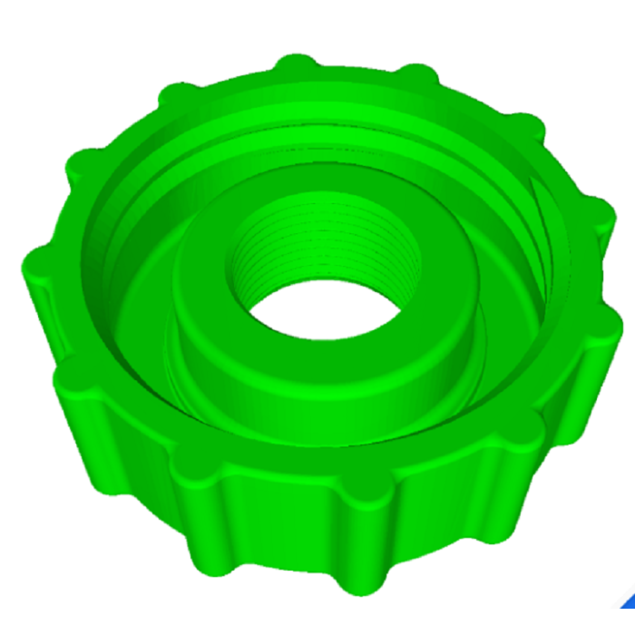 Eurocube için adaptör kapağı 75mm-1