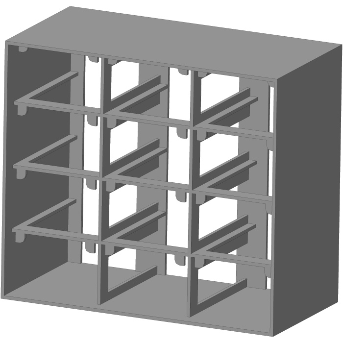 BOX 4x3 (küçük eşyalar için düzenleyici)