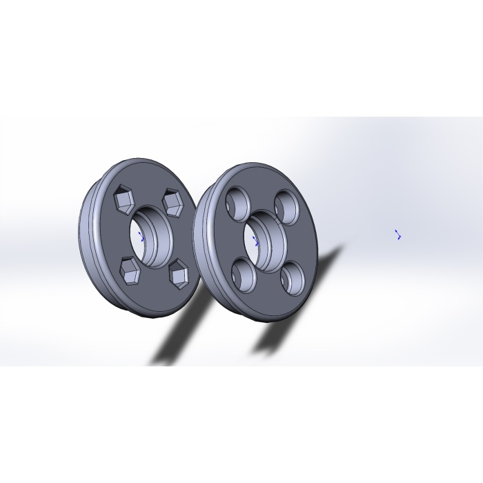 Filament makarasının rulmanlar kullanılarak yazıcıya takılması