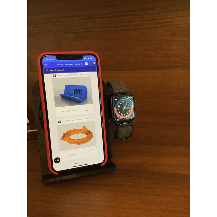 Telefon ve Apple Watch için şarj standı