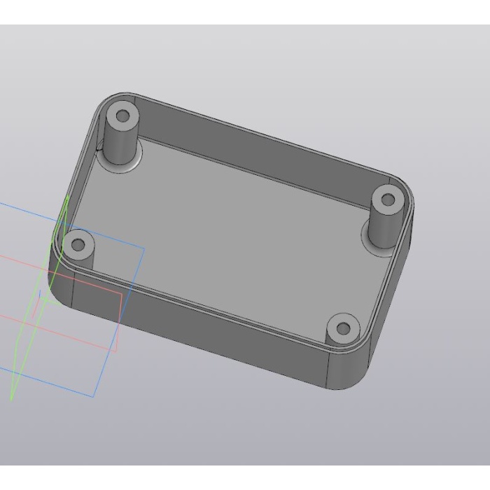 Gizli vidalarla kapak sabitlemeli kasa 100x60 mm