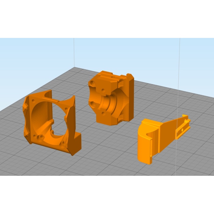 20x40 ve 15x50 fanlar için E3D-V6da Tevo Tarantula PRO hava akışı