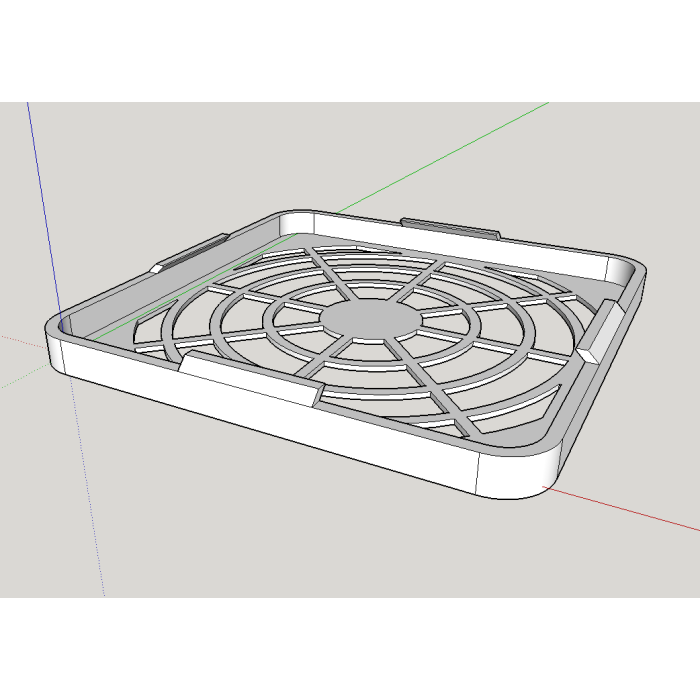 Fan filtresi 80x80mm. (Filtre ızgarası)