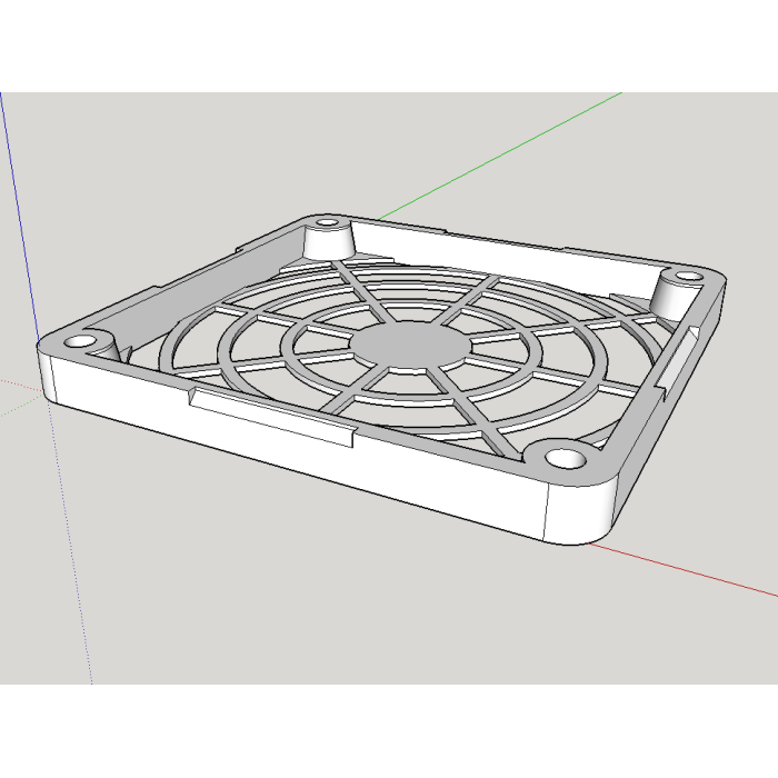 Fan filtresi 80x80mm. (Filtre ızgarası)