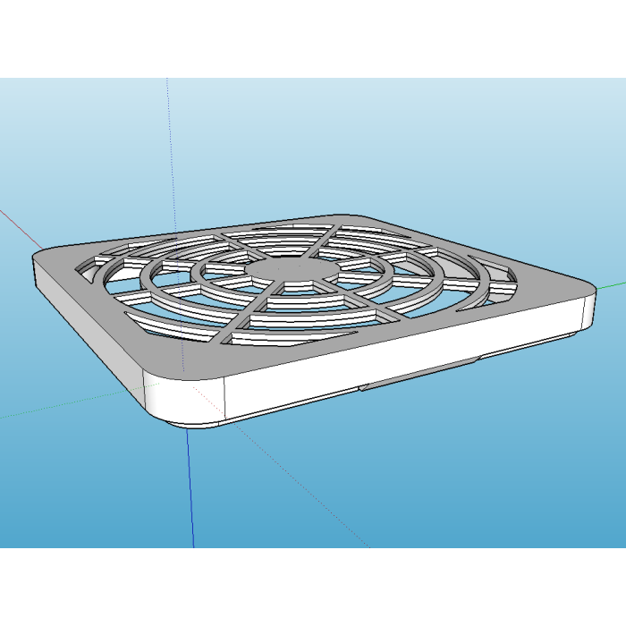 Fan filtresi 80x80mm. (Filtre ızgarası)