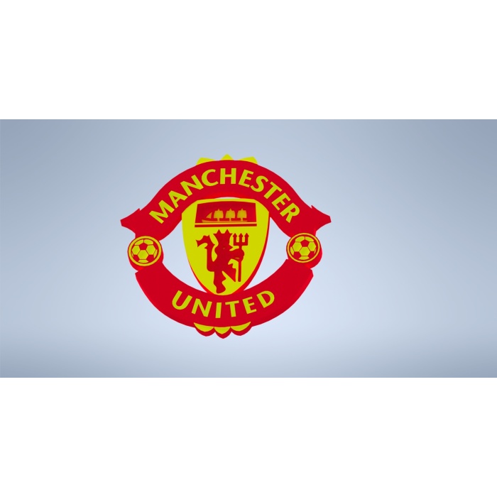 Manchester United logosu şeklinde bardak altlığı