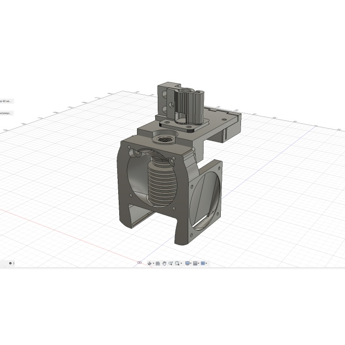 3D yazıcı versiyonu için Hotend kafası.