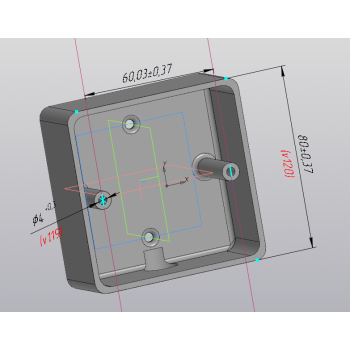 Termostat MOES bht-002gc için duvar muhafazası