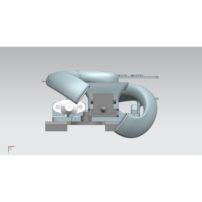 KingRoon KP3 yazıcı, stok hotend için montaj ve hava akışı + 3D Touch