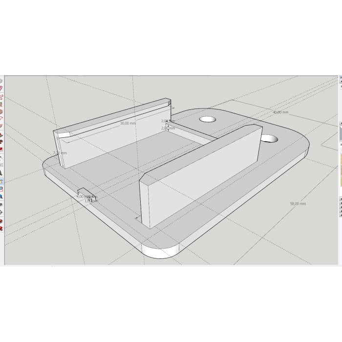 ANET A8 Plus yazıcı için SD kart uzatma tutucusu