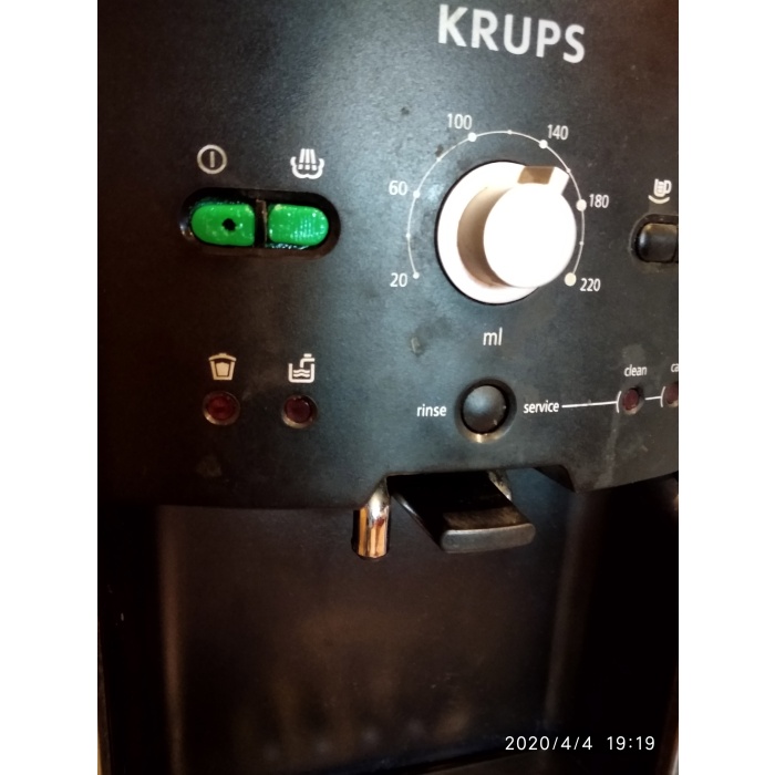 Kahve makinesi KRUPS XP-7200 düğmesi