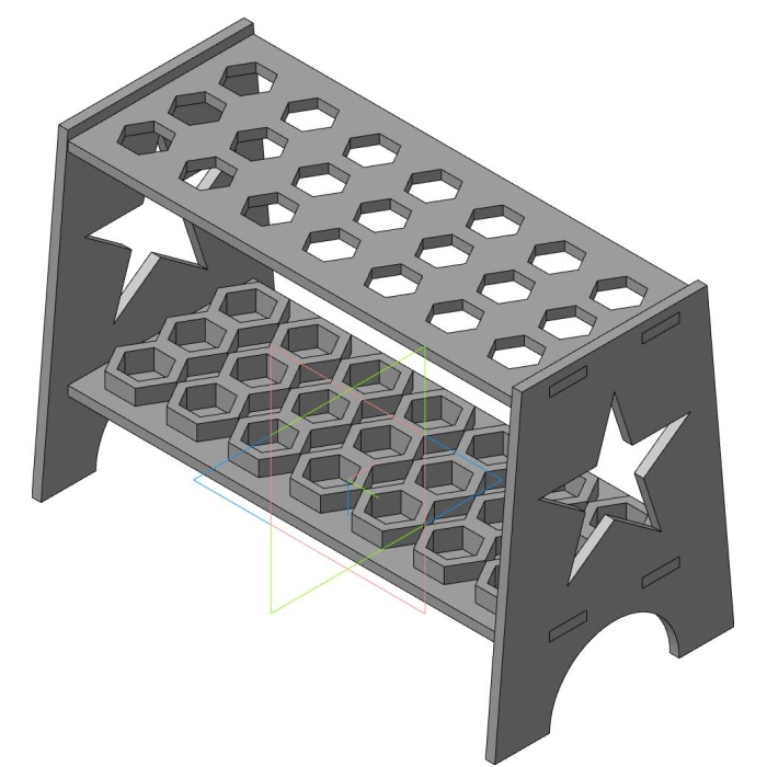 Cımbız, spatula ve neşter için stand