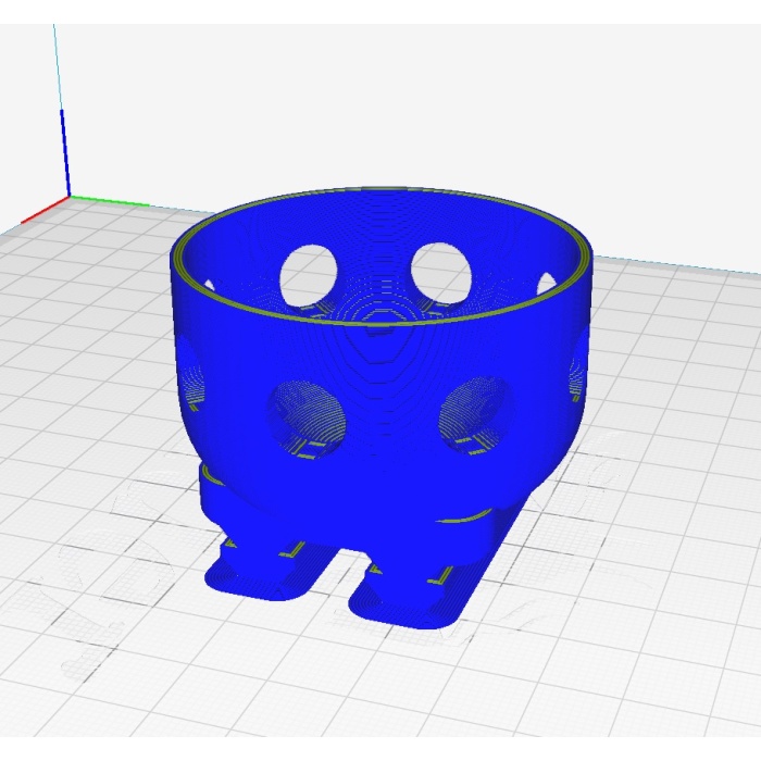 ENDER 3 3D yazıcı için damper ayaklarının remiksi (50mm toplar için)