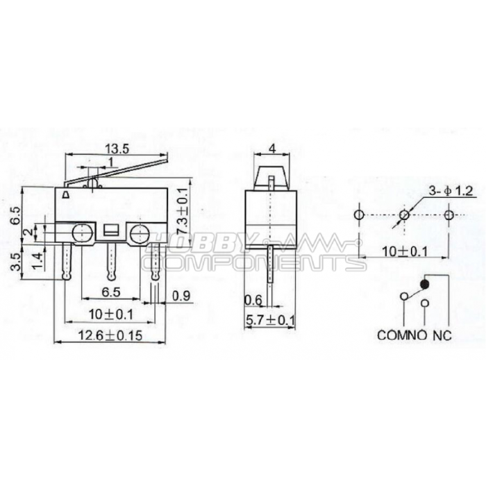 Y limit anahtarı (Voron 1.6.2 modeli).