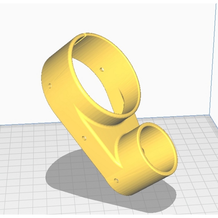 65 mm ve 63,5 mm iş miline sahip bir CNC makinesi 3018 için toz emici.