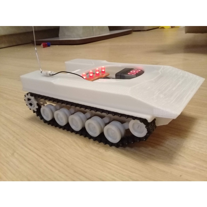 BMD 4M tipi RC tank projem için üst gövde