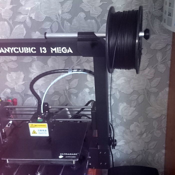 Anycubic I3 Mega - gövdeye bir filament makarası takılması