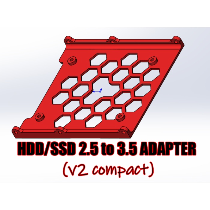 HDD/SSD adaptörü 2,5 - 3,5 (V2 kompakt)