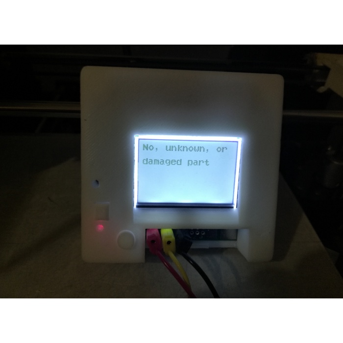 Case MG328 3.7V Grafik Transistör Test Cihazı