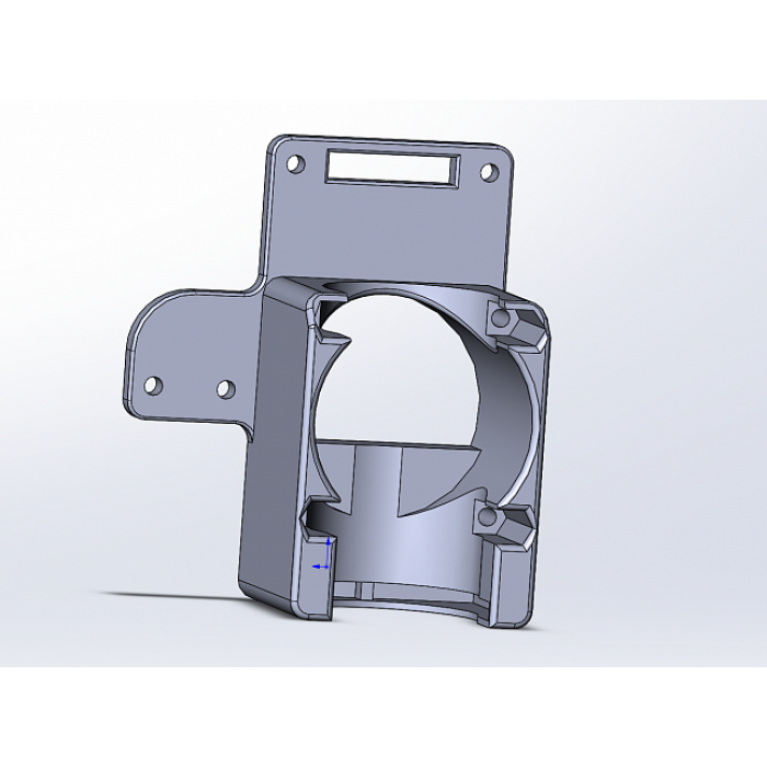 Otomatik seviyeli Prusa i3te Ekstruder için muhafaza.