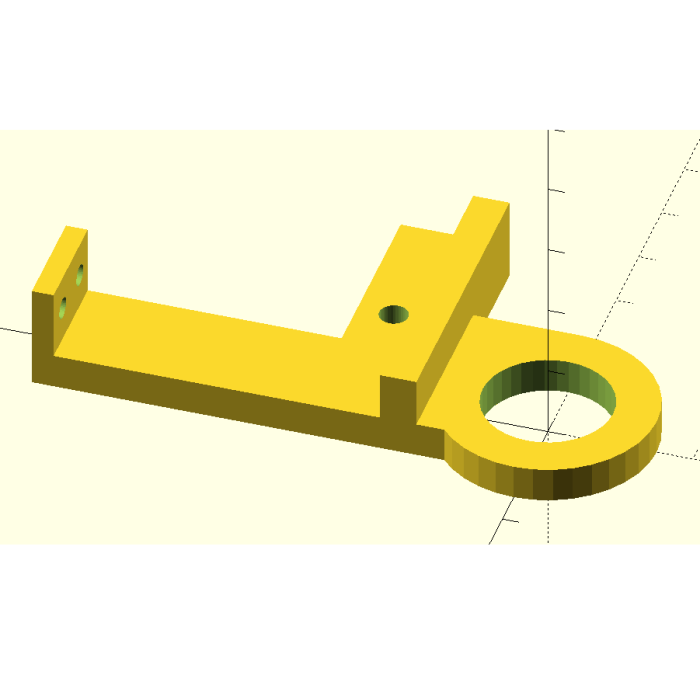 Anet A6, endüktif sensör tutucusu Ø18 mm