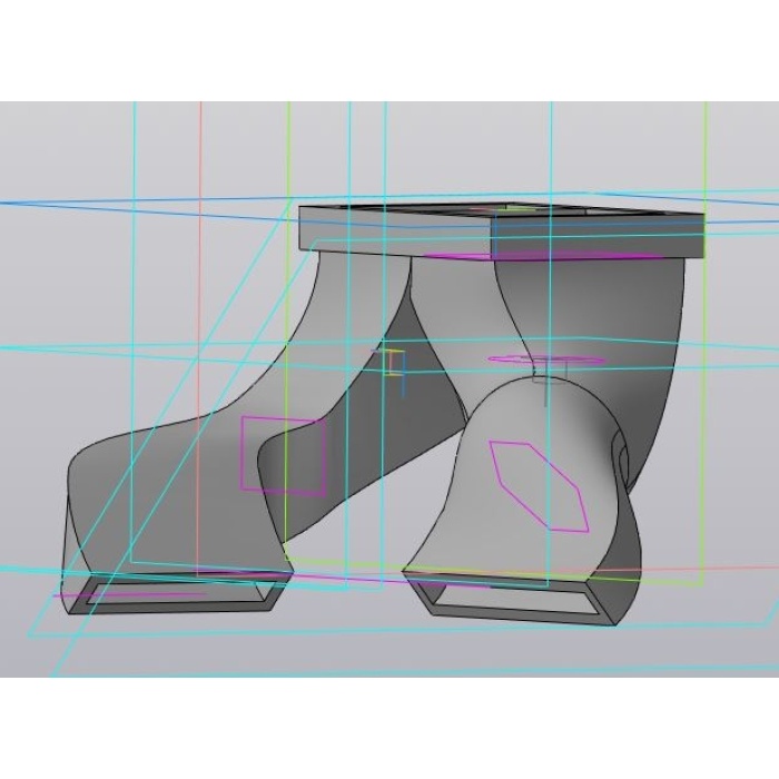 Çapraz hava akışı Prusa I4 - çapraz buhar