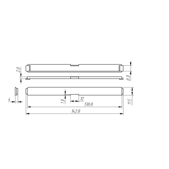 Opel bagaj montajı için fiş. 3D845237