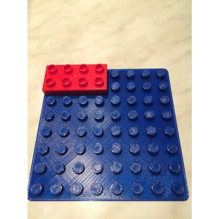 Duplo uyumlu baskı plakası 8x8 T31866