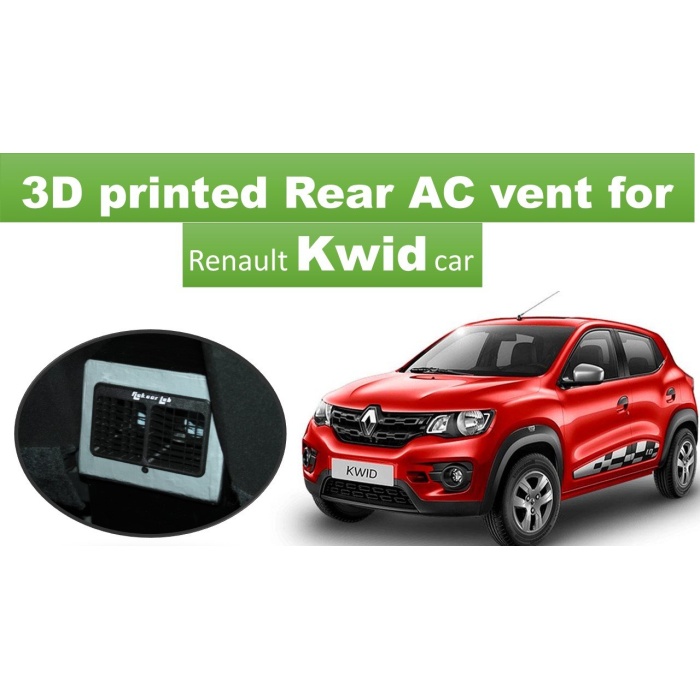 Renault Kwid otomobil için 3D baskılı Arka AC havalandırma deliği T4249965