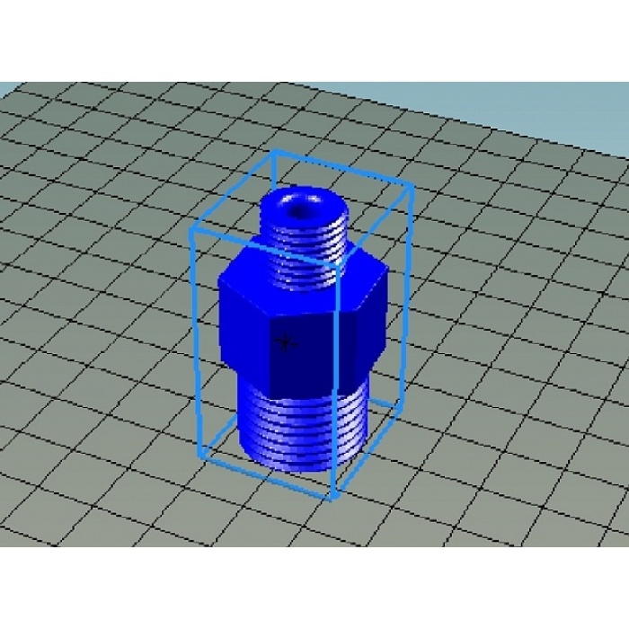 1/2 ila 1/4 erkek erkek adaptör. 3D193270