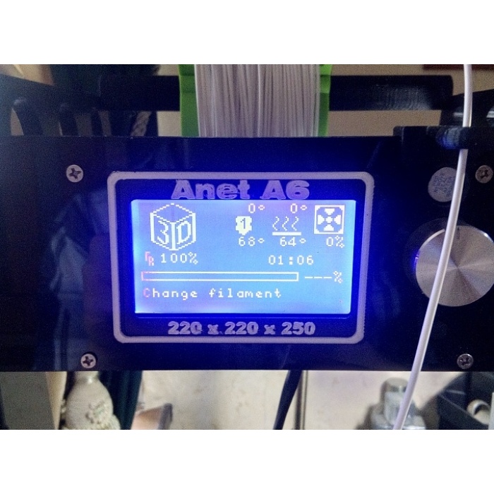 Anet A6 yazıcı ekranı için çerçeve 3D482547