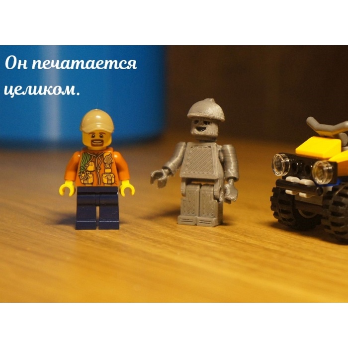 LEGO uyumlu, tamamen yazdırılabilir adam 3D363778