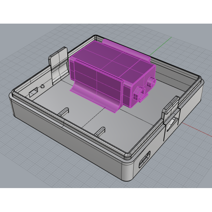 Radyo elemanı test cihazı için muhafaza 3D856355