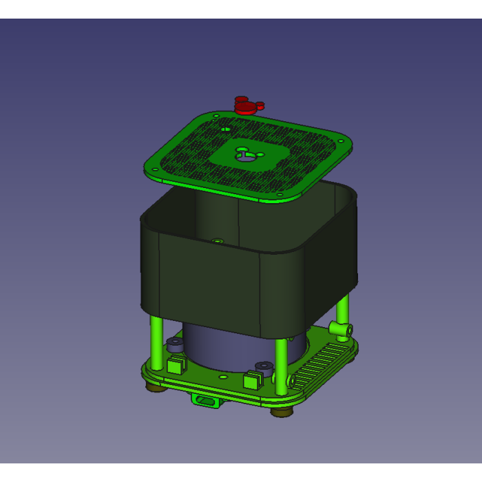 Sesli asistan Alpha için muhafaza 3D859881