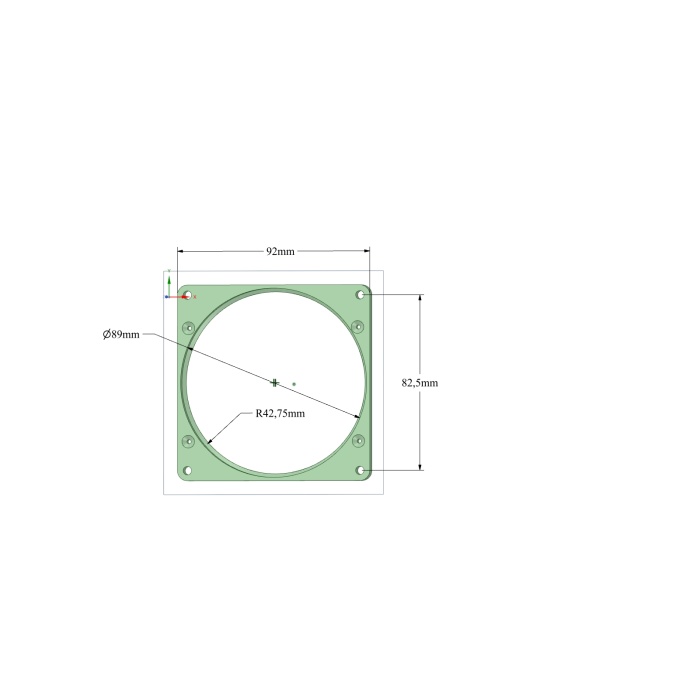 Fandan PC sistem ünitesine adaptör 3D859161