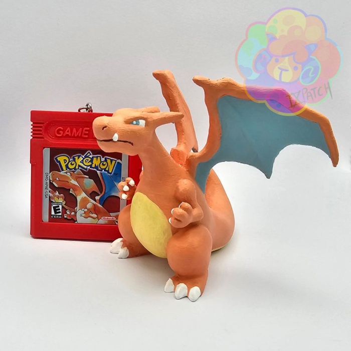 Retro Charizard - Pokémon Red Versiyonu Sanat Eseri P468366