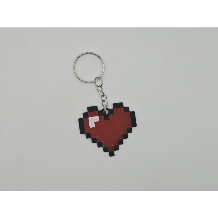 Pixel Heart Keychain - Sevgililer Günü (Remix) P1151613