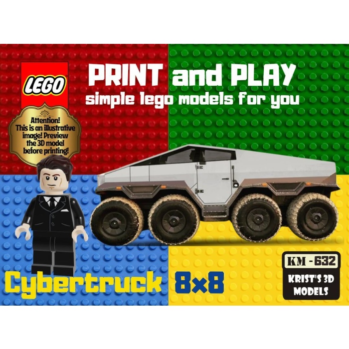 Lego Tesla Cybertruck 8x8 P1139164