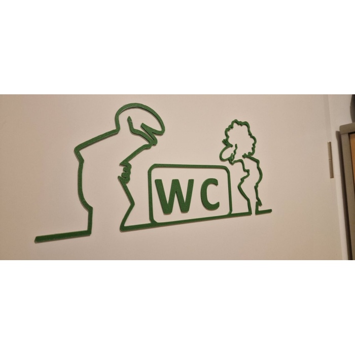 İkonik karikatür La Linea Balum Balumdan WC kapı askısı. P1138583