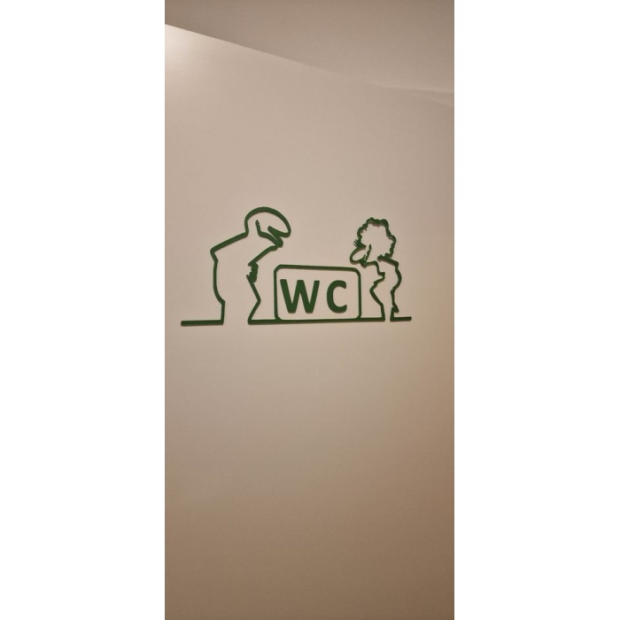 İkonik karikatür La Linea Balum Balumdan WC kapı askısı. P1138583