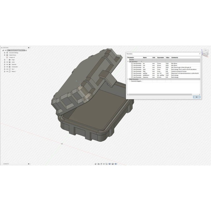 Parametrik Sağlam Kutu P56071