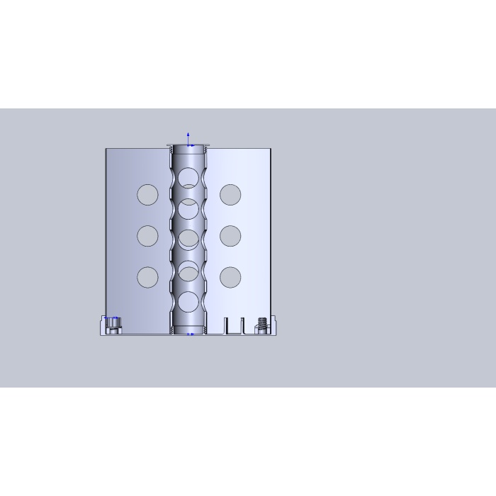 16x16 matris için düz Hoover lamba muhafazası modeli 3D846711