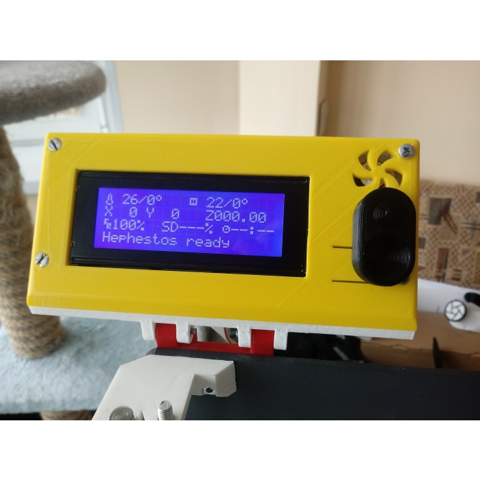 BQ Prusa i3 Hephestos için LCD muhafaza 3D846006