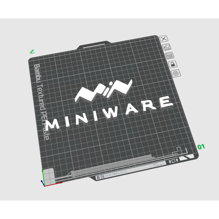 Mini Yazılım Logosu 3D STL P726447