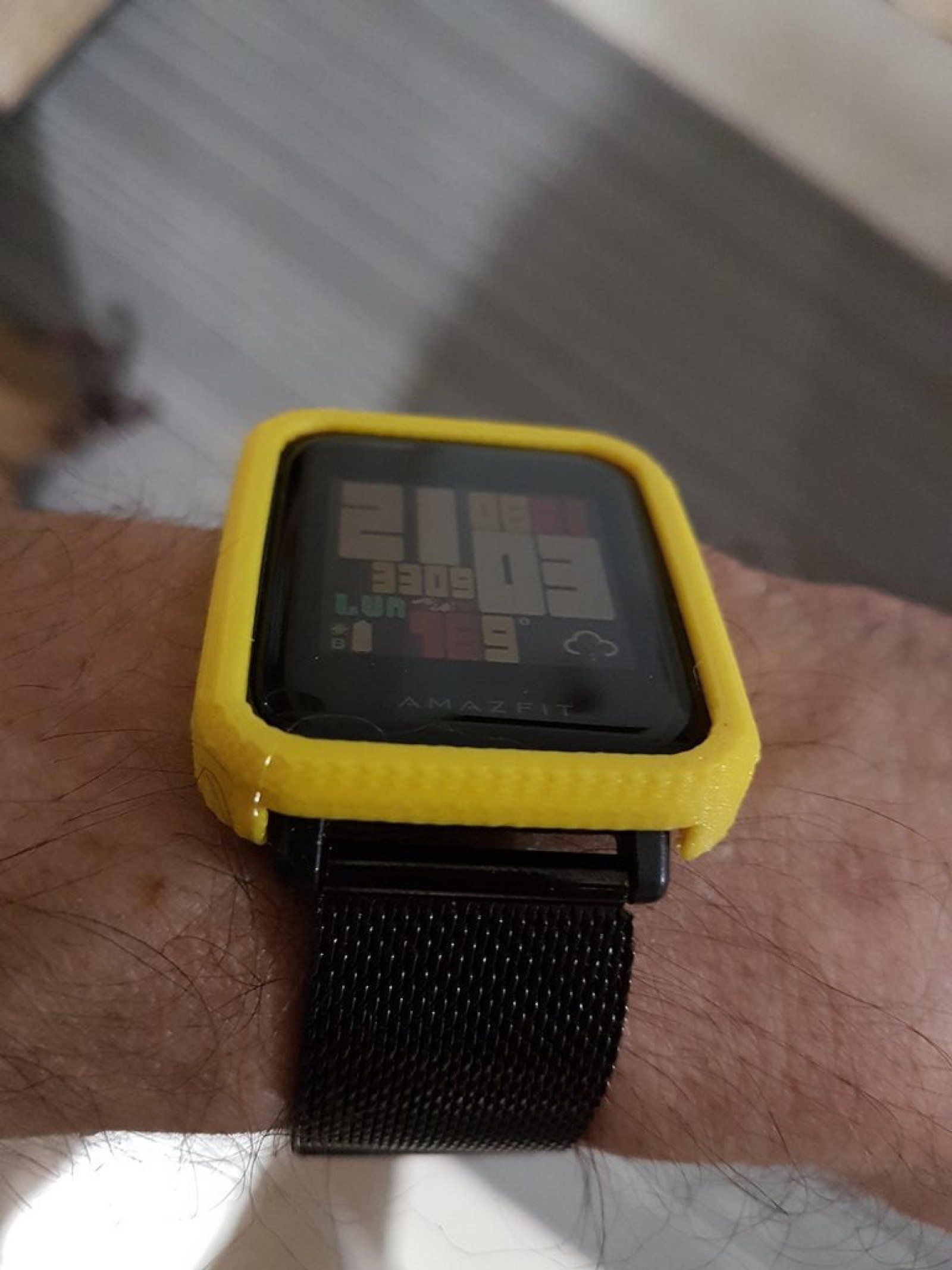 Amazfit Bip Sert Plastik Kılıf Sarı 2750604