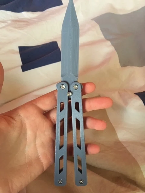 Kelebek, Balisong Vidasız Aksesuar Gri 4722380