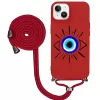 iPhone 14 Plus İpli Lansman Kılıf - Eyes 2