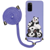 Samsung S20 İpli Lansman Kılıf - Cute Pandas